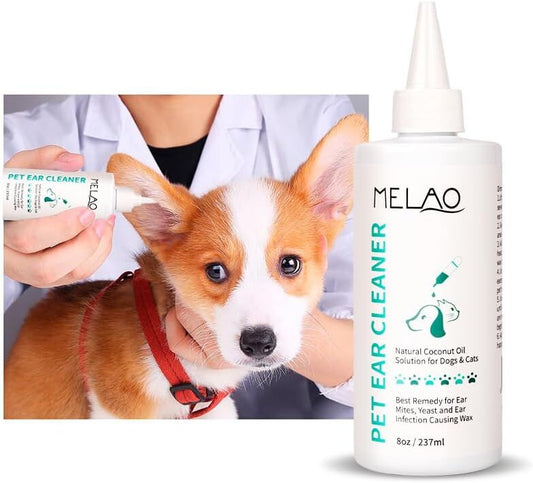 Ear Cleanser for Dogs & Cats | Long Nozzle