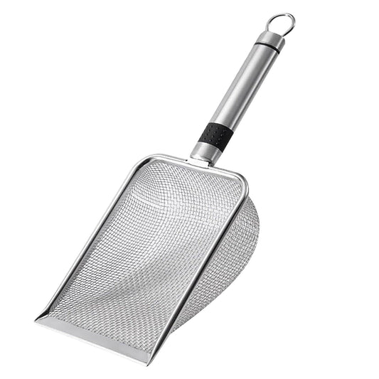 Stainless Steel Cat Litter Shovel | Fine Mesh | Easy Grip
