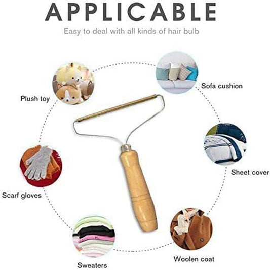 Manual Lint Remover Brush | Portable Pet Hair & Carpet Cleaner
