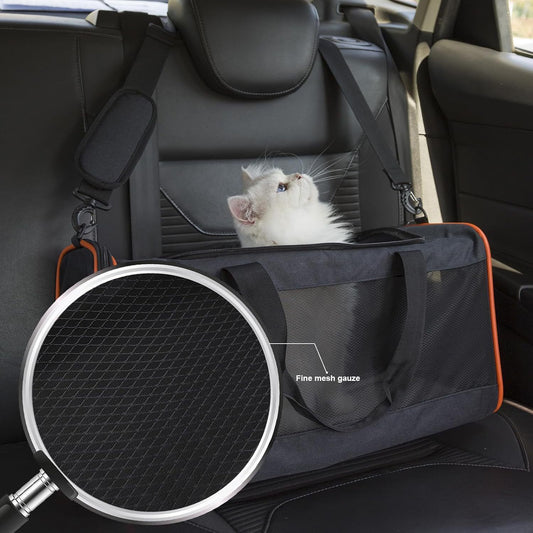 Soft Pet Carrier Travel Bag | Large Cats 20lbs+ and Small Dogs