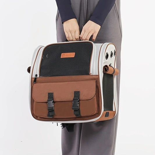 Cat Backpack Carrier | Up to 8kg | Shape-Retaining