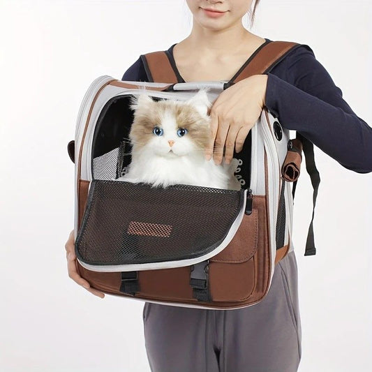 Cat Backpack Carrier | Up to 8kg | Pink