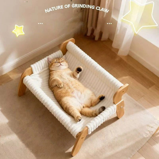 Nordic Plush Pet Sofa Bed | Cosy Lounge Chair for Cats & Dogs