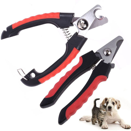 Dog Nail Clippers for Dogs & Cats, Black, Animal Nail Scissors