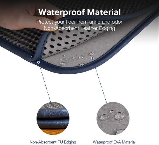Cat Litter Trapping Mat | Honeycomb Double Layer | Waterproof