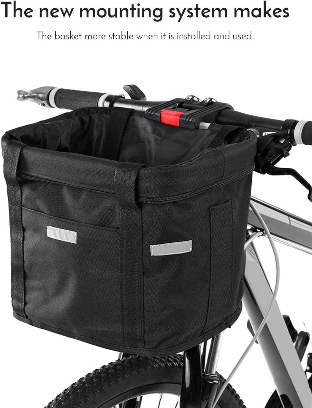 Waterproof Bicycle Front Basket | Pet Carrier | Removable Handlebar Bag