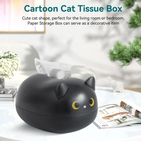 Cartoon Cat Tissue Dispenser | Toilet Paper Holder