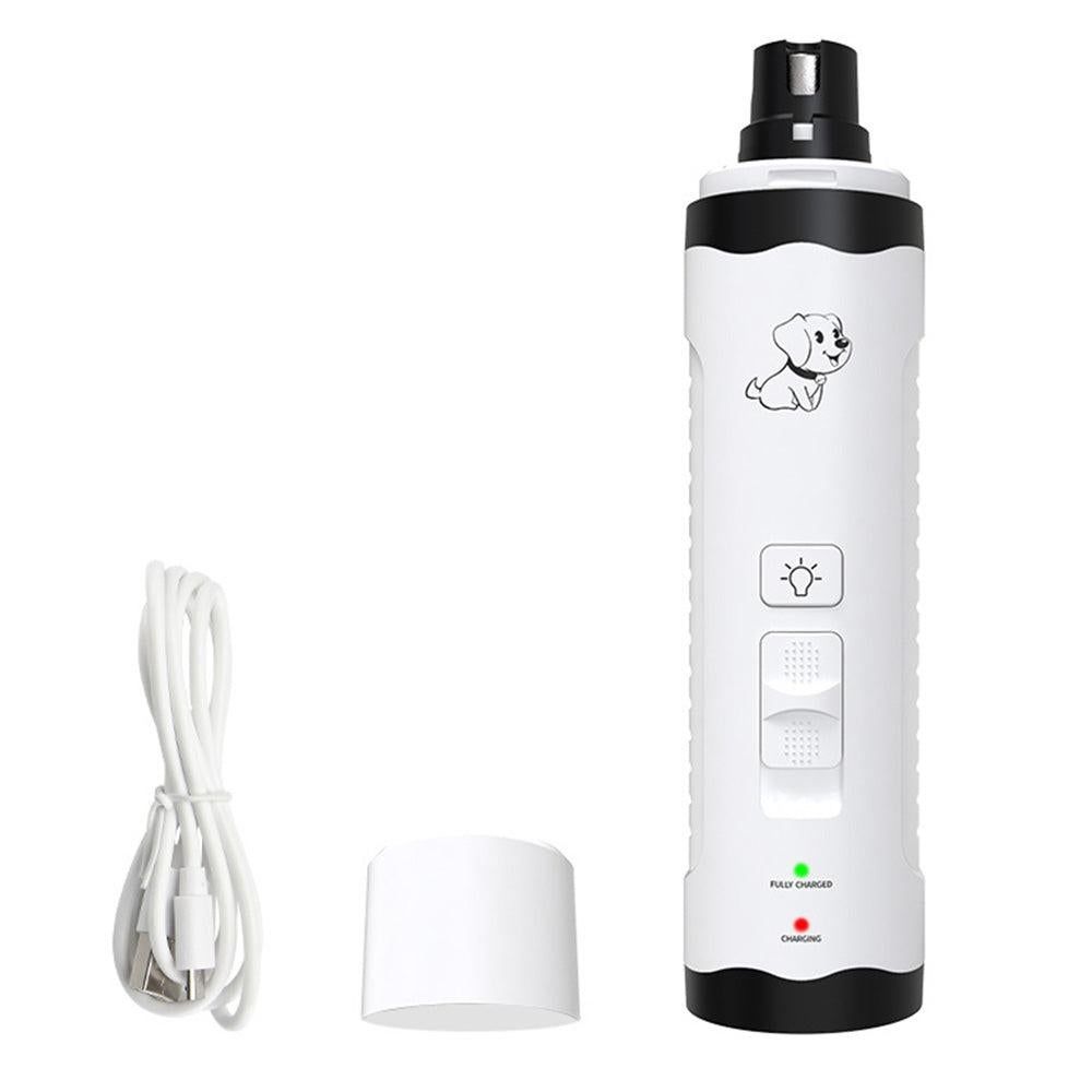Electric Dog Nail Grinder - M3 Rechargeable Pet Nail Trimmer Grooming Tool