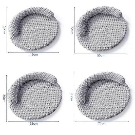 Washable Cooling Pet Bed with Removable Cover for Dogs & Cats | Gray
