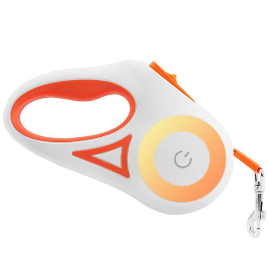 5M RGB Light Pet Leads Retractable Traction Rope Pet Cat Dog Leash