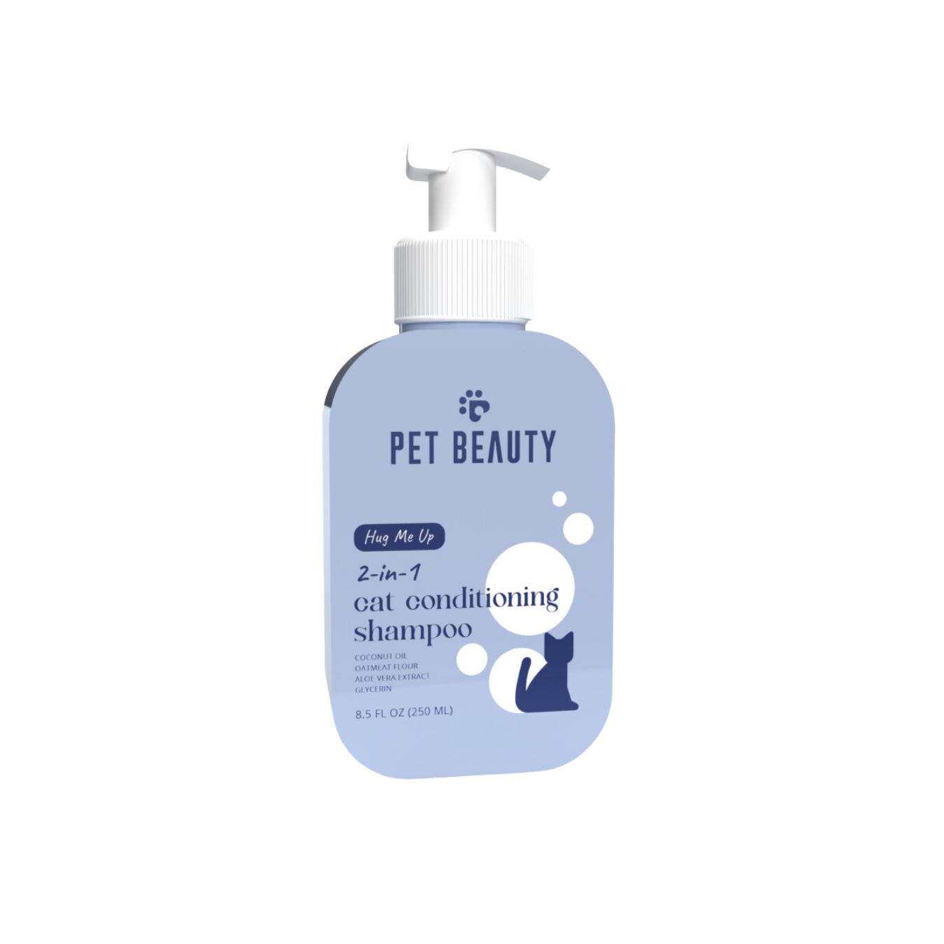 HUG-ME-UP 2-in-1 Cat Conditioning Shampoo | Gentle Formula | All Coat Types