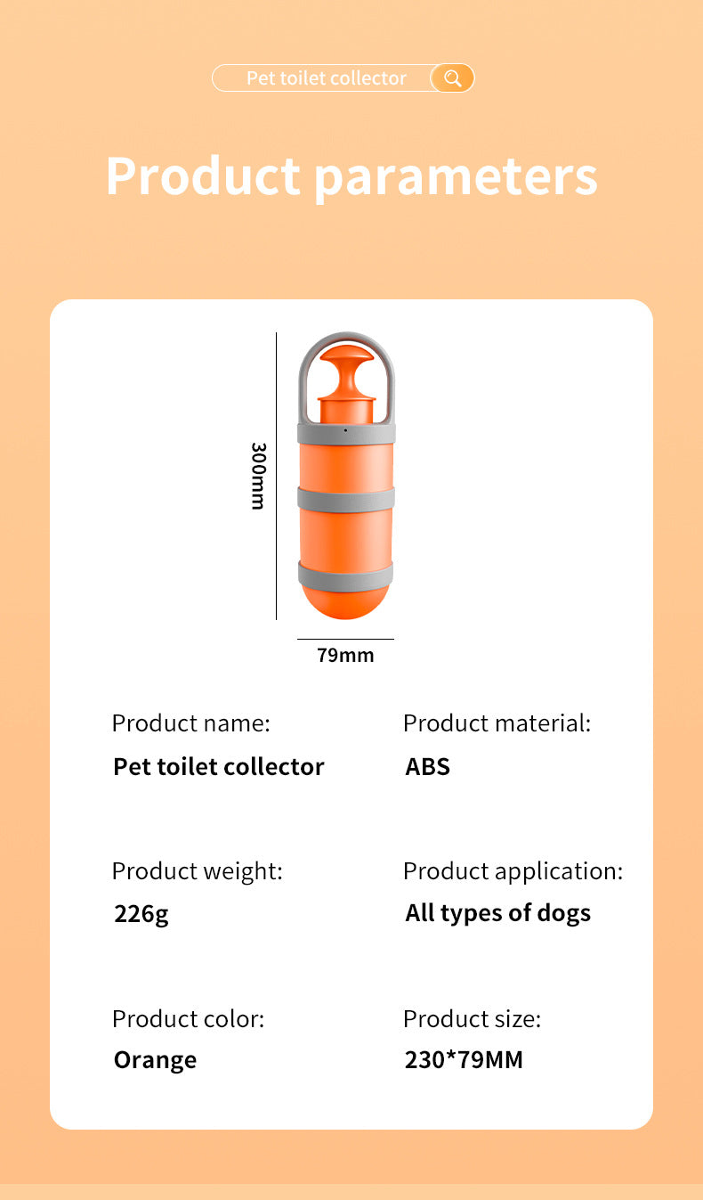 Portable Compact Pet Waste Scooper | Hygienic Poop Picker | Dogs & Cats