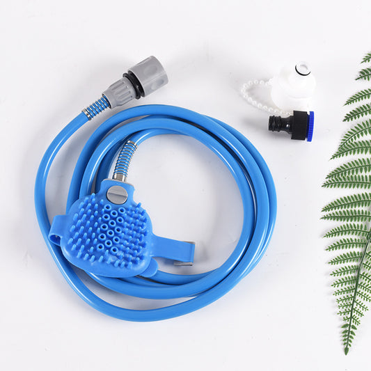 2-in-1 Pet Bathing Tool with Faucet Adapter | 2.2m Long Reach