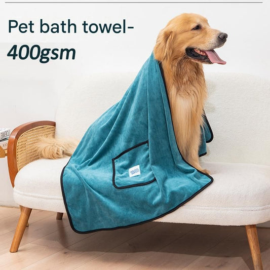 3 Piece Dog Rain Gear Set -M size Pet Rainy Day Kit with Grey