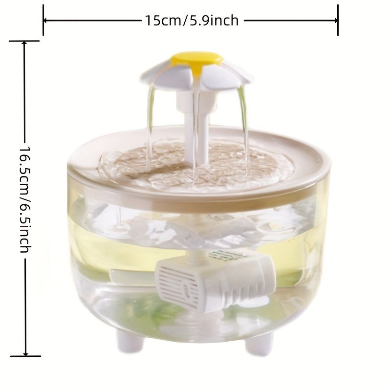Large Capacity Cat Water Fountain | USB Low Voltage Auto Pet Water Feeder