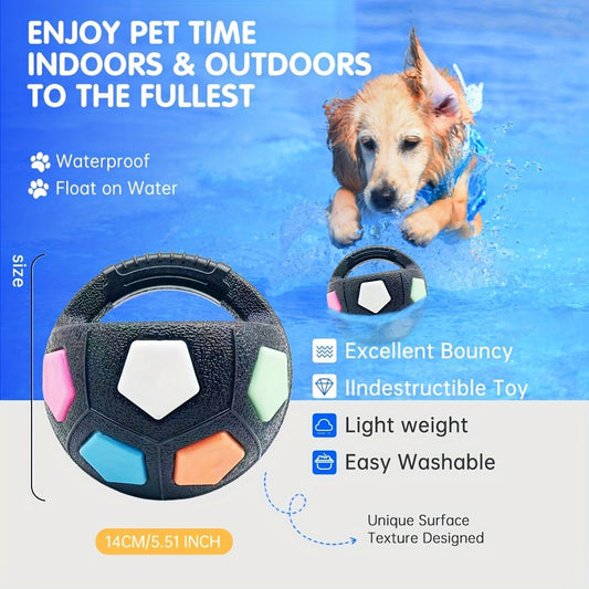 Football-shaped pet dog toys, sturdy and durable tooth-grinding