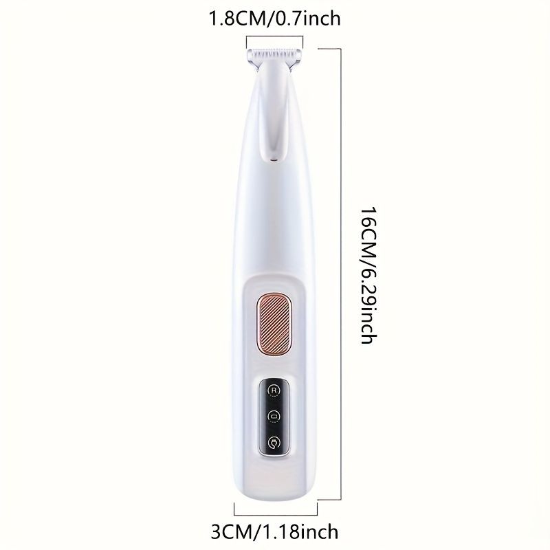 Low-Noise Pet Grooming Clippers with LED Assist Lighting | USB Rechargeable | Dog & Cat