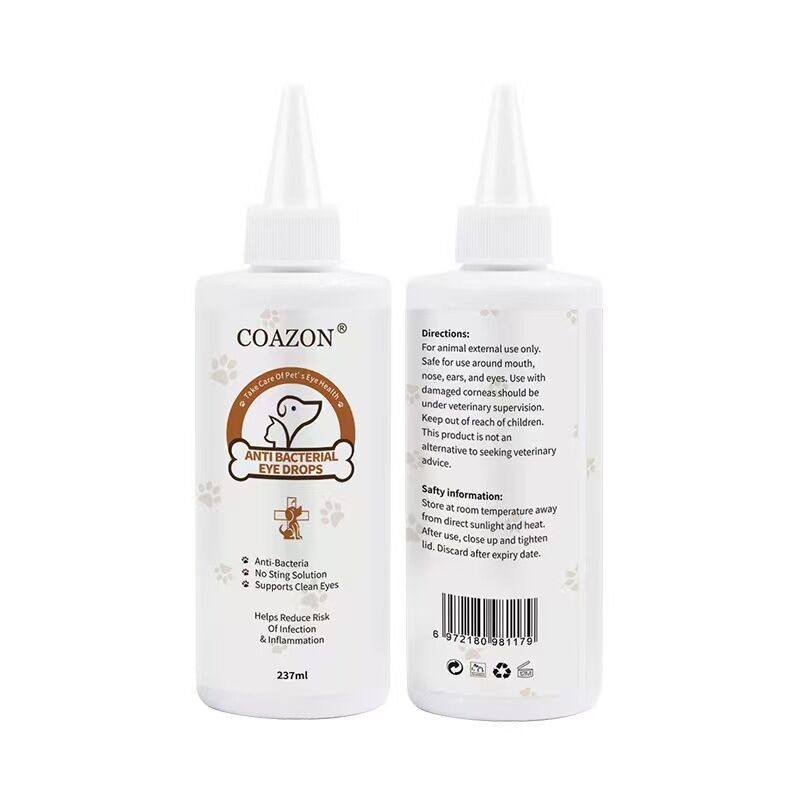 COAZON Eye Stain Remover for Dogs & Cats | Dry Eyes Redness Itching Treatment