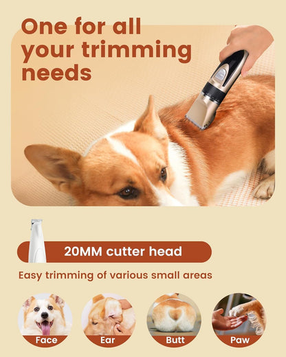 Professional Rechargeable Cordless Pet Grooming Clippers | Dog & Cat