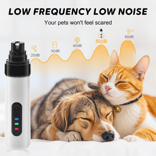 Silent Groom Pro Pet Nail Grinder | USB Rechargeable