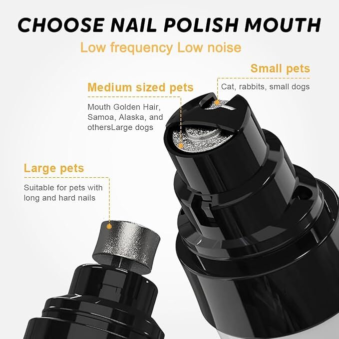 Silent Groom Pro Pet Nail Grinder | USB Rechargeable | Dog & Cat Paw Grooming