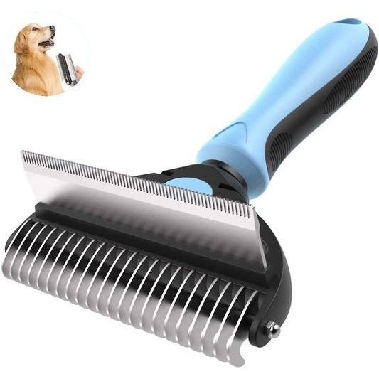 Pet Dog & Cat Detangling Brush | Removes Excess & Dead Hair