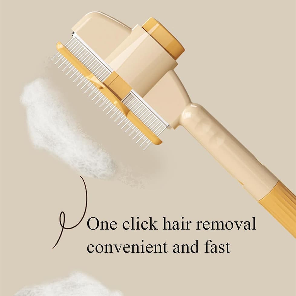 Green Self-Cleaning Slicker Pet Brush | Dogs & Cats