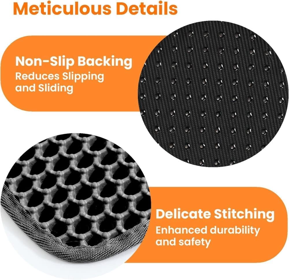 Double EVA Cat Litter Mat | Anti-Scatter Sand Control | Black | 45 x 60 cm