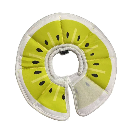 Green Soft Velcro Recovery Collar | Post-Surgery Protection | S