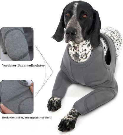Light Gray 3XL Dog Elbow Protector | Anti-Sore Joint Pad | Large Breed