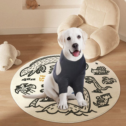 Light Gray 3XL Dog Elbow Protector | Anti-Sore Joint Pad | Large Breed