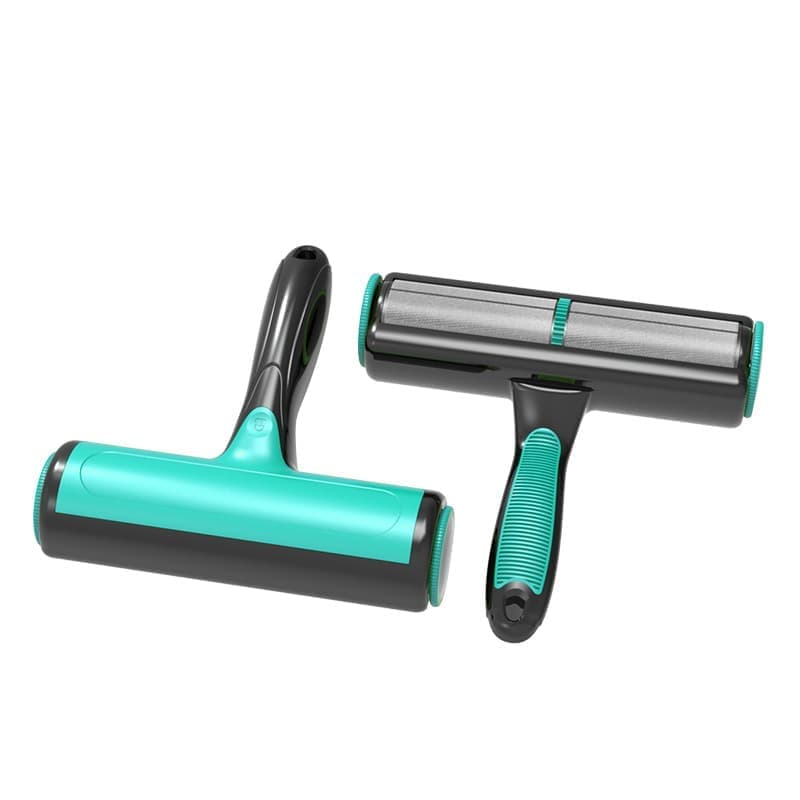 Light Blue Reusable Pet Fur Remover Roller | Dogs & Cats | Bed, Sofa & Carpet