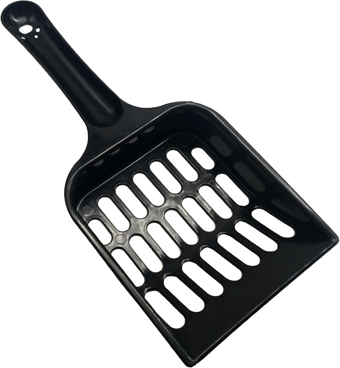 Black Cat Pine Pellet Litter Scoop Set (2 Pieces) | Sieve & Poop Cleaner | Hanging Hole Storage