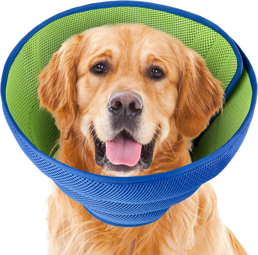 Soft Breathable Dog Cone Collar | Size M