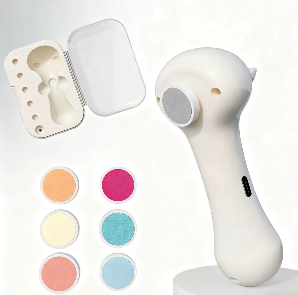 Quiet Electric Pet Nail File | Safe Nail Trimmer for Dogs & Cats | Ergonomic Compact Design