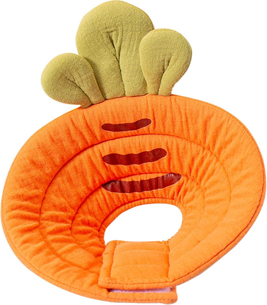 Carrot Shape Soft Pet Cone Collar | Small