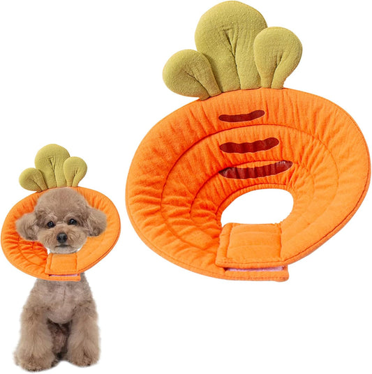 Carrot Shape Soft Pet Cone Collar | Small