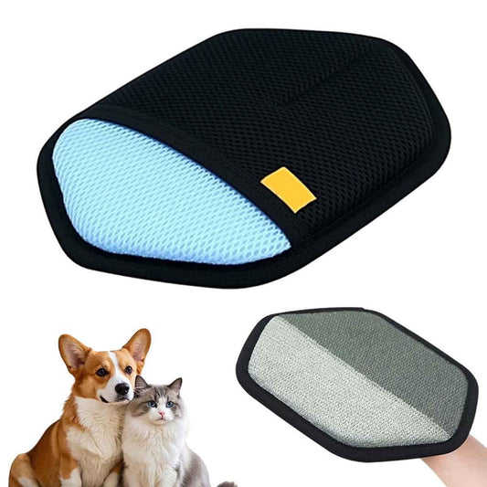 Blue Pet Static Electricity Hair Removal Gloves | Reusable | Dog & Cat