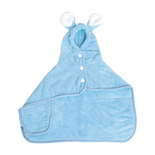 Puppy Bathrobe with Hood | XS Blue