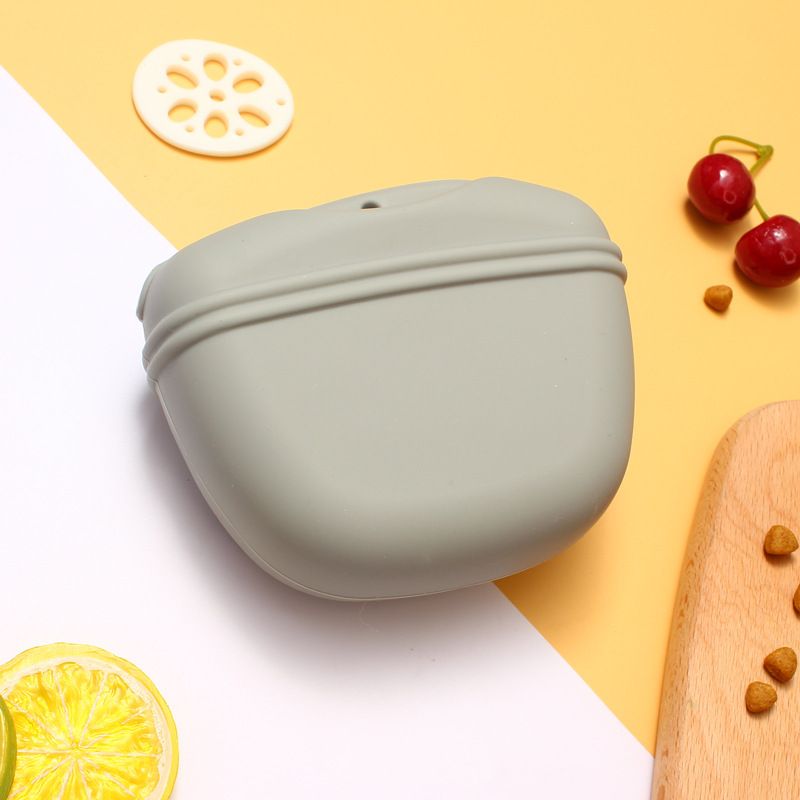 Silicone Dog Treat Pouch 2-Pack | Clip-On Portable Training Container | Magnetic Buckle