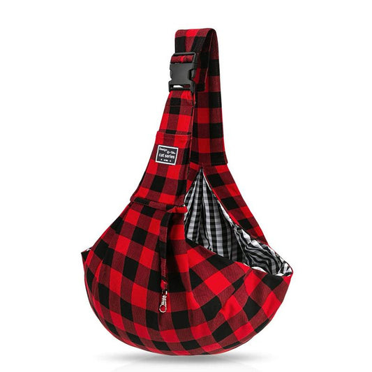 Reversible Dog Carrier Sling | Adjustable Hands-Free Pet Tote Bag