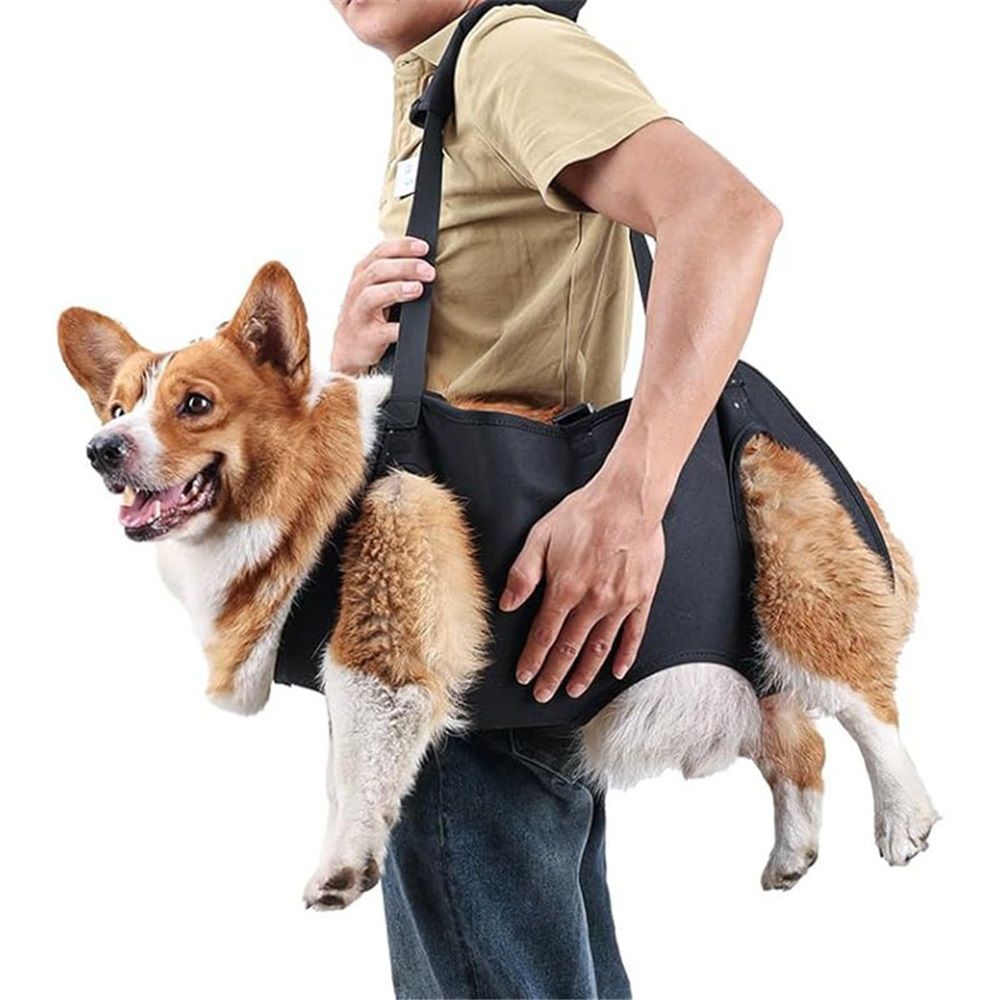 Dog Lift Harness | Rehabilitation Sling Carrier | Adjustable Straps | Senior Dogs | S