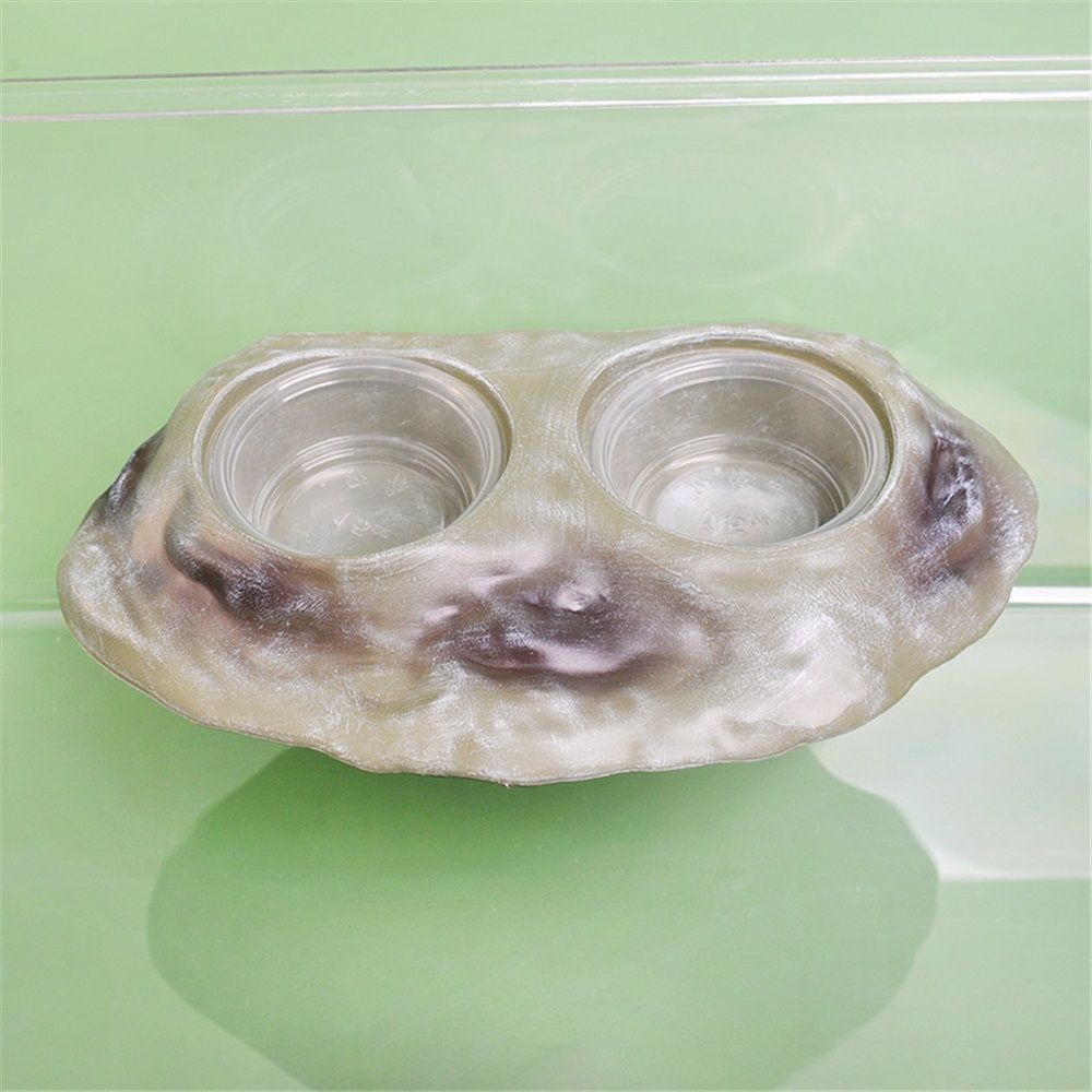 Tree dwelling pet food bowl lizard palace guard water bowl strong