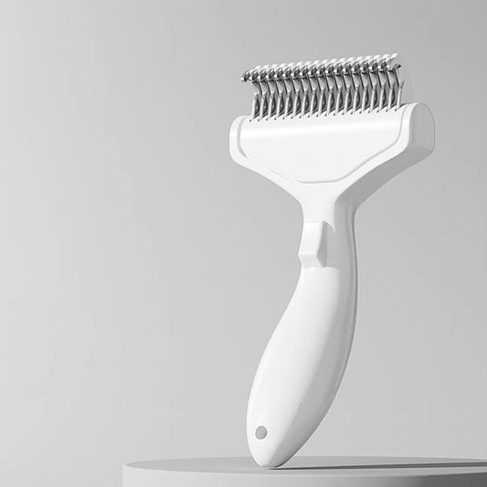 One-Touch Self-Cleaning Pet Detangling Comb | Dog & Cat | Hair