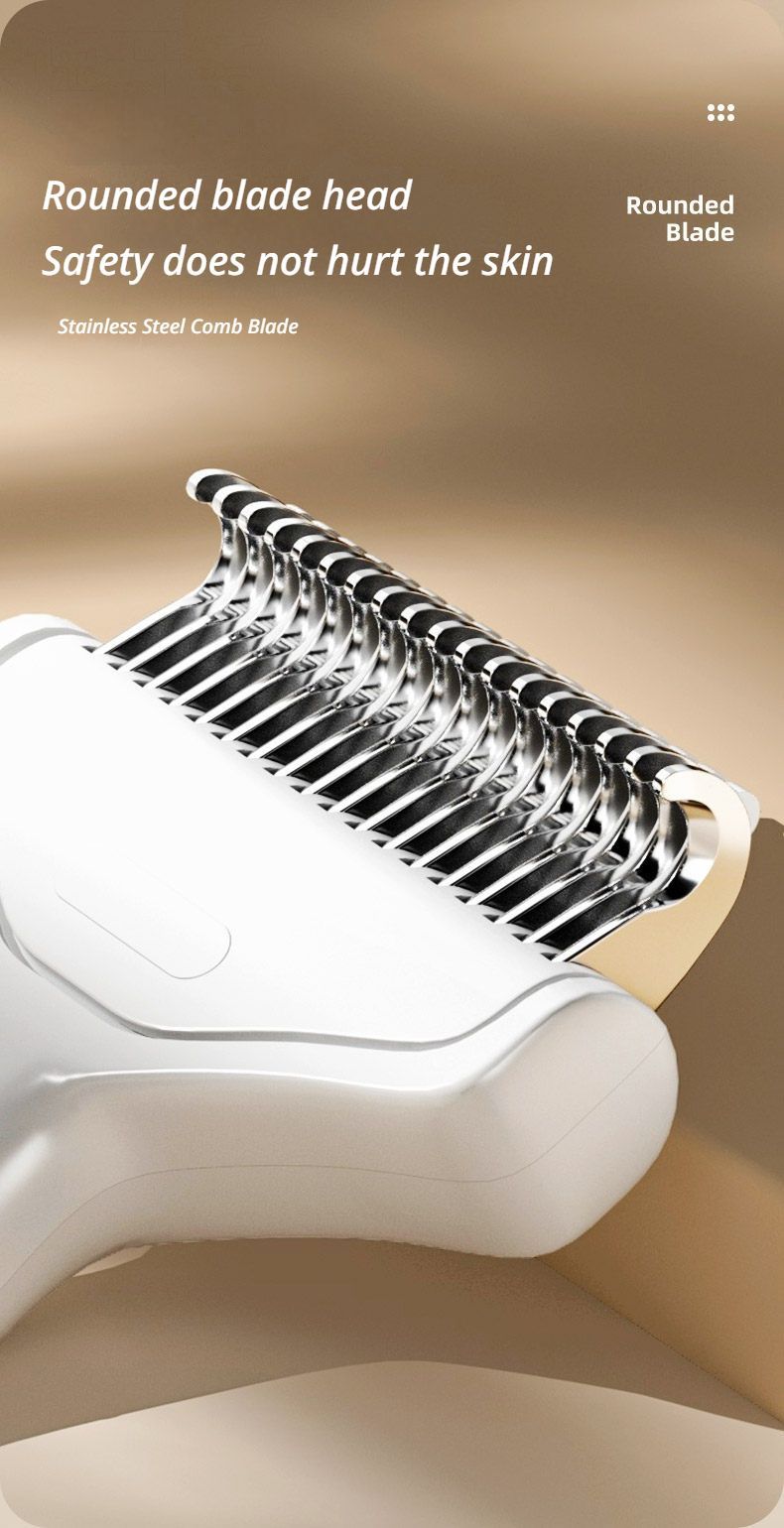 One-Touch Self-Cleaning Pet Detangling Comb | Anti-Static | Dog & Cat