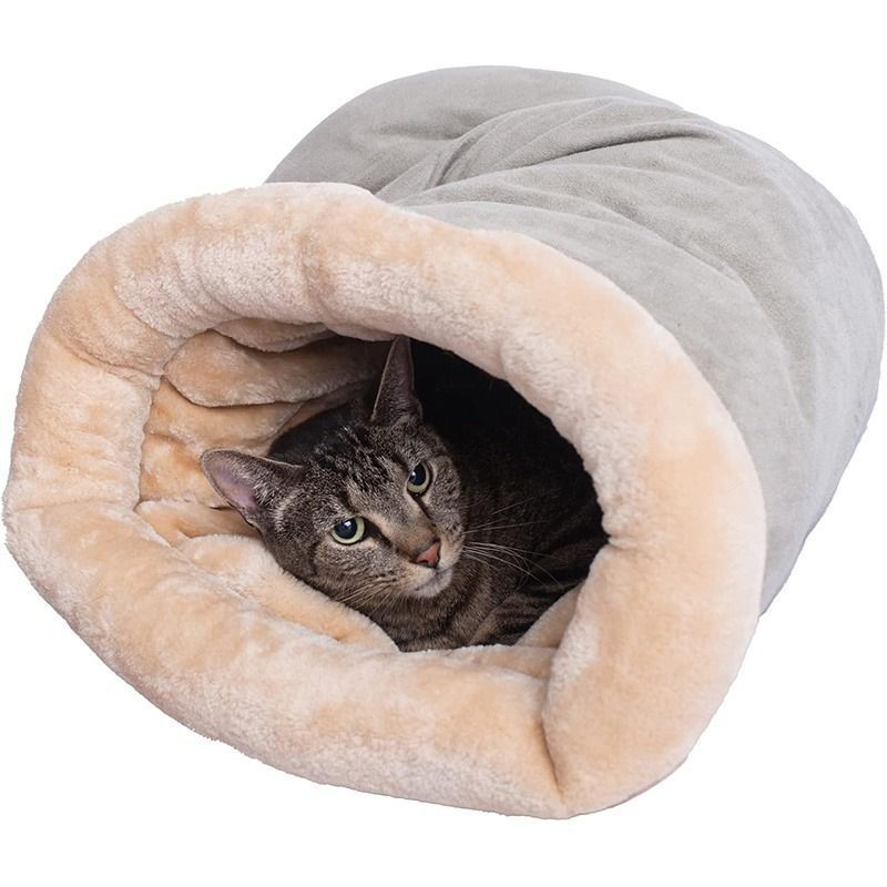 Universal Warm Pet Bed for Cats and Dogs Gray