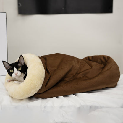 Universal Warm Pet Bed for Cats and Dogs Gray