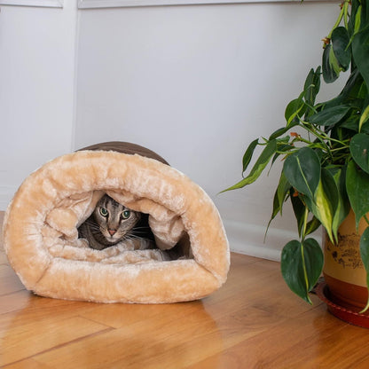 Universal Warm Pet Bed for Cats and Dogs Gray