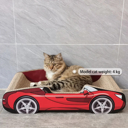 Racing Car Cat Scratcher Bed