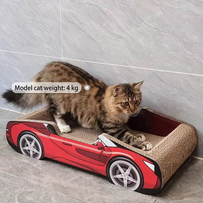 Racing Car Cat Scratcher Bed